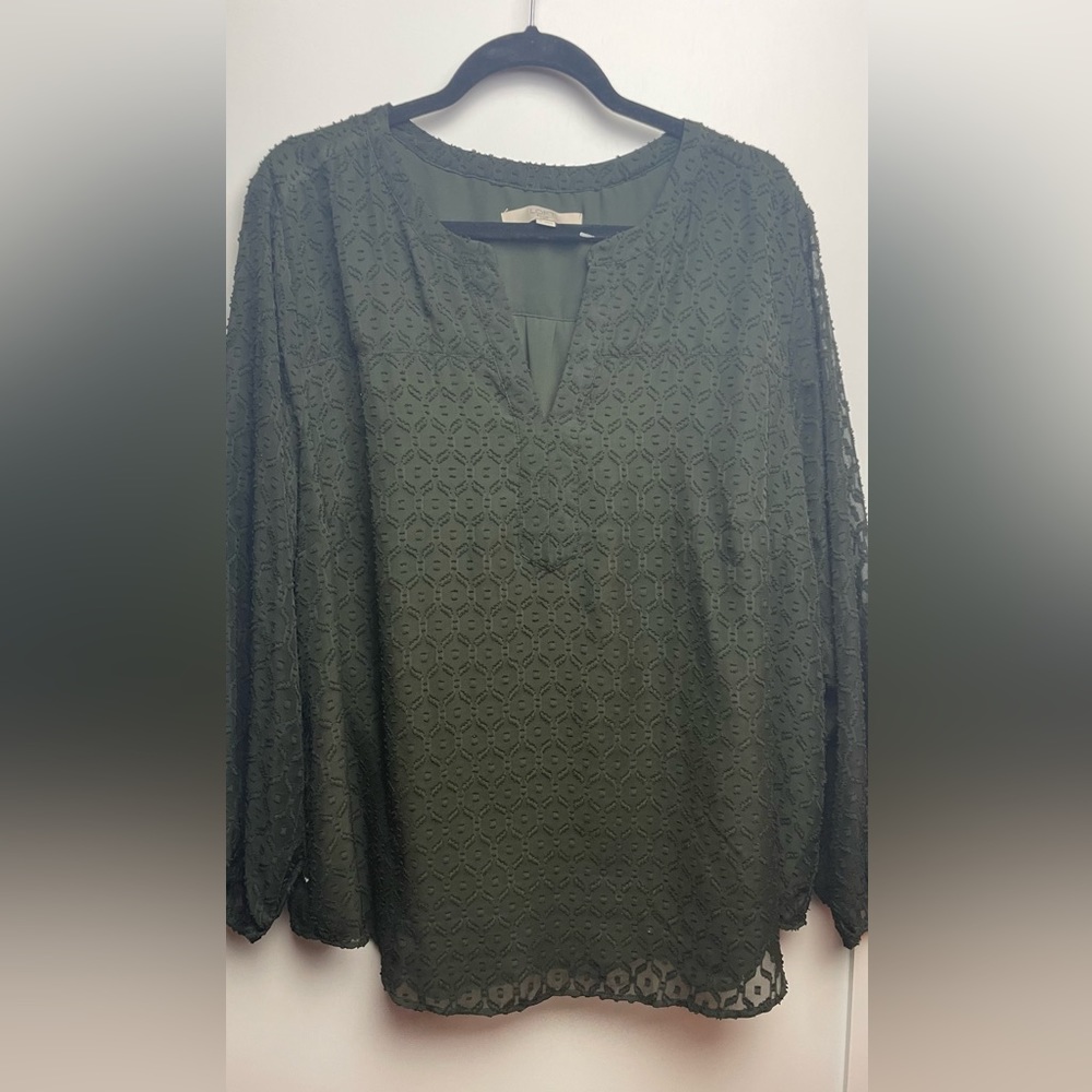 Loft plus 18.  Dark green